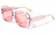 Metallic Butterfly Frame Sunglasses p30586