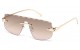 Giselle Metallic Rimless Sunglasses gsl28241