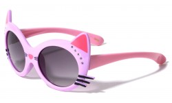 Kids Cat Face Rhinestone Sunglasses k854