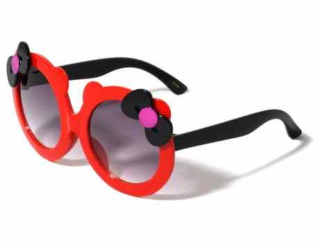 Kids Duotone Round Frame Sunglasses k820