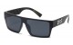 Locs Black Square Sunglasses loc91230-bk