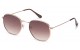 Classic  Metallic Square Sunglasses 711045