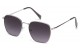 Classic  Metallic Square Sunglasses 711045