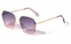 Semi Rimless Side Butterfly Sunglasses m10965