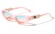 KLEO Temple Cut Out Butterfly Wholesale Sunglasses lh-p4059