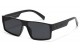  Locs Black Square Sunglasses loc91217-bk