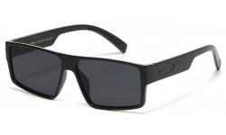  Locs Black Square Sunglasses loc91217-bk