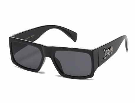 Locs Square Frame Mirror Lens Sunglasses loc91143-bkrv