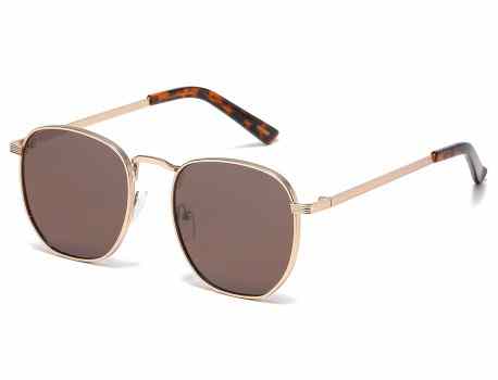 Classic  Metallic Square Sunglasses 711060