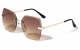 Glo Metallic Rimless Sunglasses glo-m220