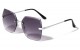 Glo Metallic Rimless Sunglasses glo-m220