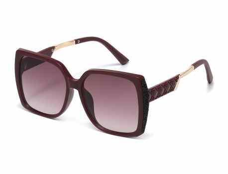 Rhinestone Square Frame Sunglasses rs1977