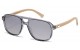 Bamboo Wood Aviator Sunglasses 88001