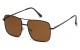 Polarized Square Metallic Aviator pz-av5131