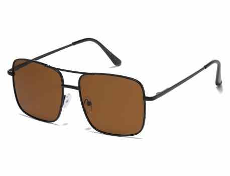 Polarized Square Metallic Aviator pz-av5131