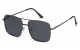 Polarized Square Metallic Aviator pz-av5131