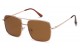 Polarized Square Metallic Aviator pz-av5131