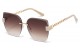 Giselle Metallic Square Sunglasses gsl28299